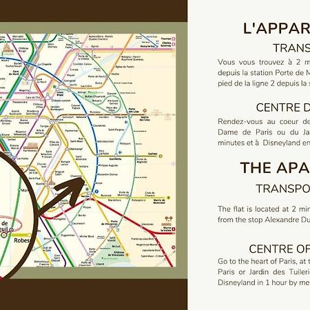 12.Appart 4Pers#1 Bedroom #Pere Lachaise #Nation Paris Bagian luar foto